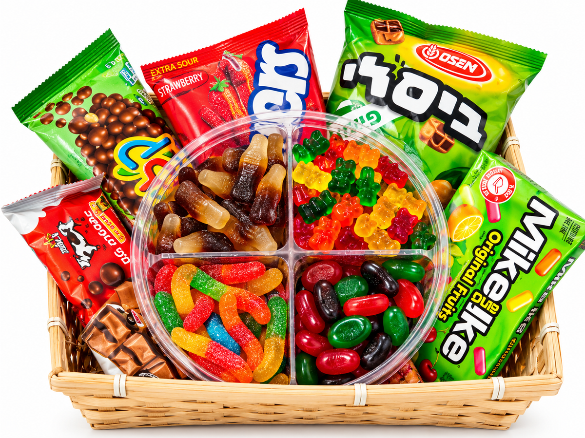 Fun Candy Basket - Sweet & Crunchy