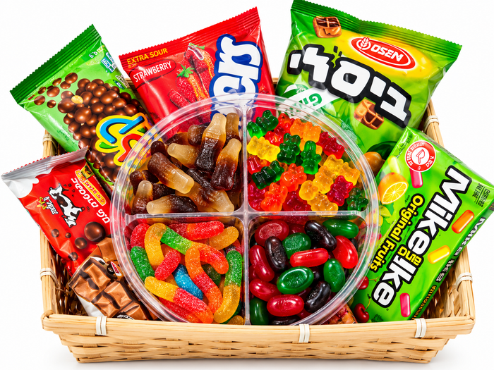 Fun Candy Basket - Sweet & Crunchy