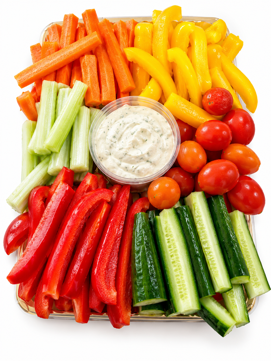 Fresh Vegetable Platter with Dip