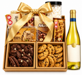 Elegant Wine, Cookies & Chocolate Gift Box