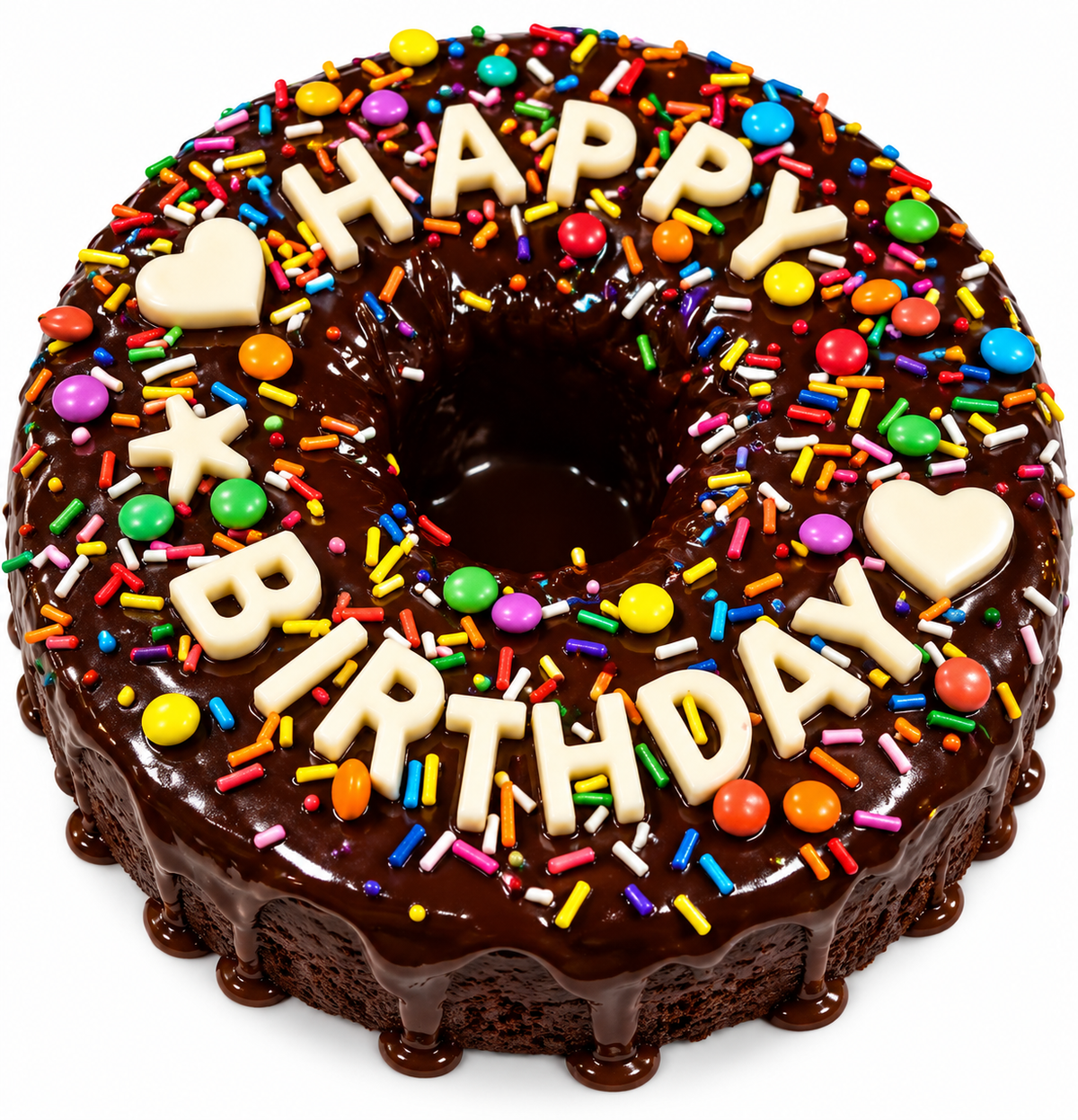 Medium Chocolate Birthday Cake