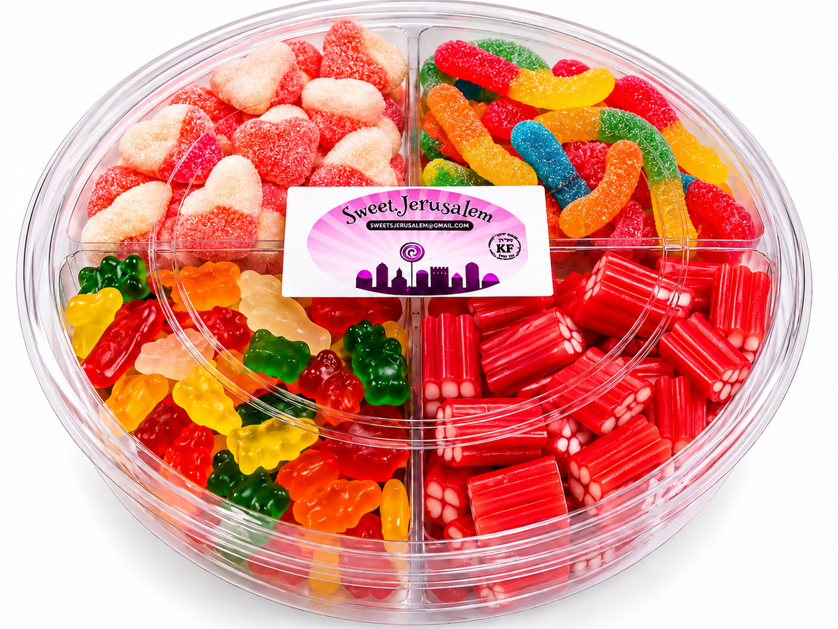 Four-Section Gummy Candy Gift Box
