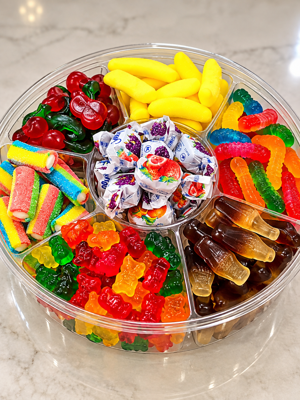 Seven-Section Candy Platter
