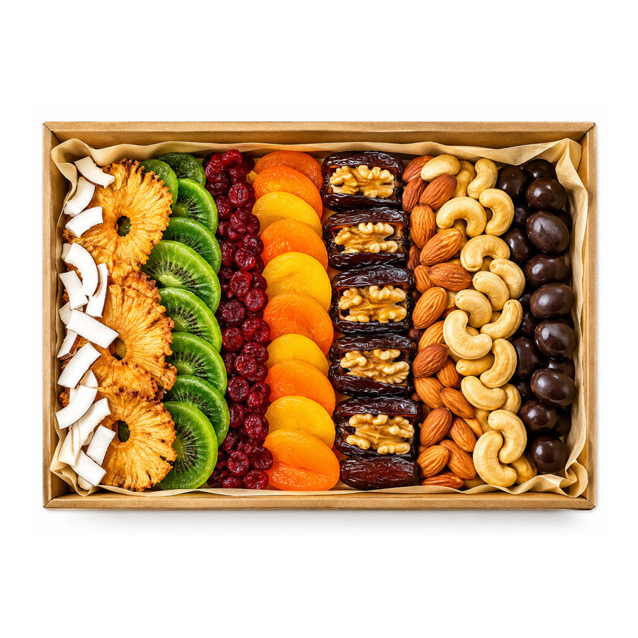 Deluxe Nuts & Dried Fruit Gift Box – Our Largest Option