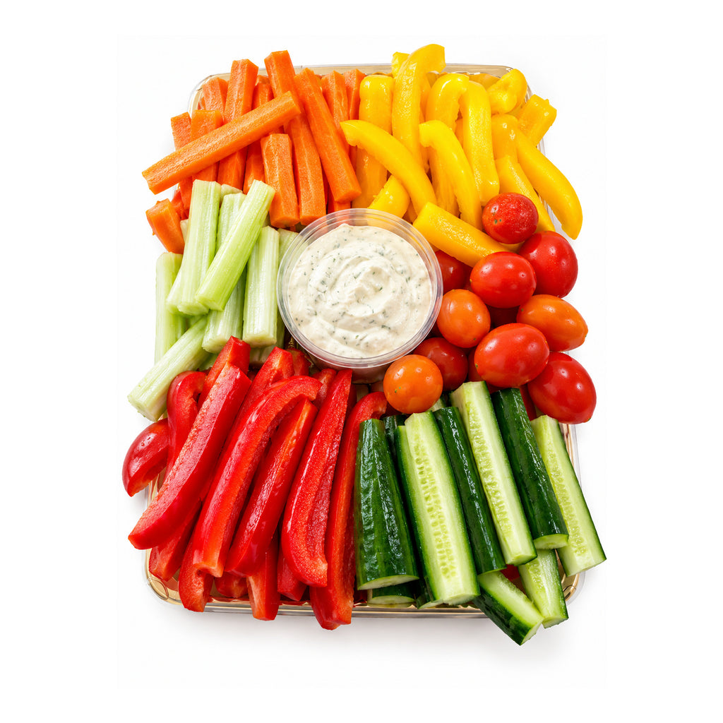 Fresh Vegetable Platter with Dip