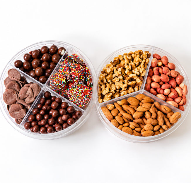 Chocolate & Nut Gift Platter Duo