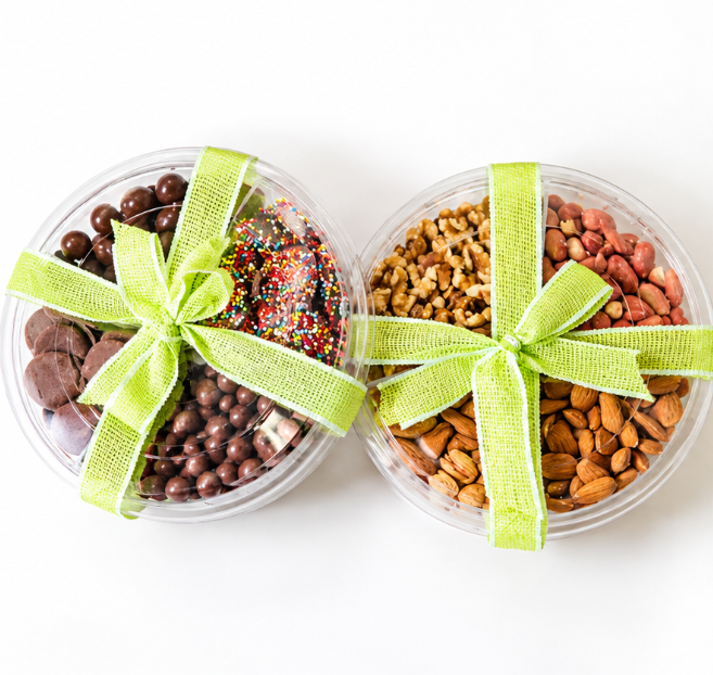 Chocolate & Nut Gift Platter Duo