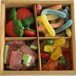 CLASSICALLY DELICIOUS CANDY BOX (FOUR-SECTIONED)